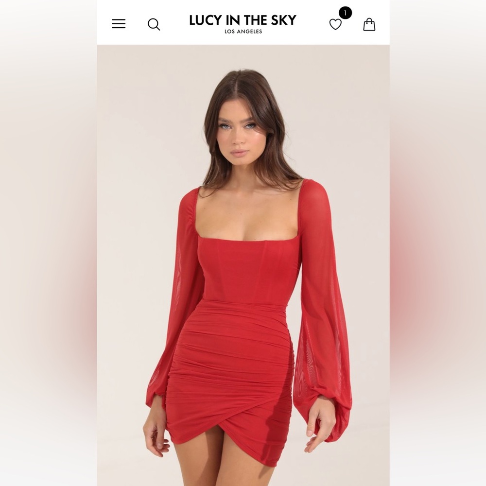 Lucy in the Sky Red Dress